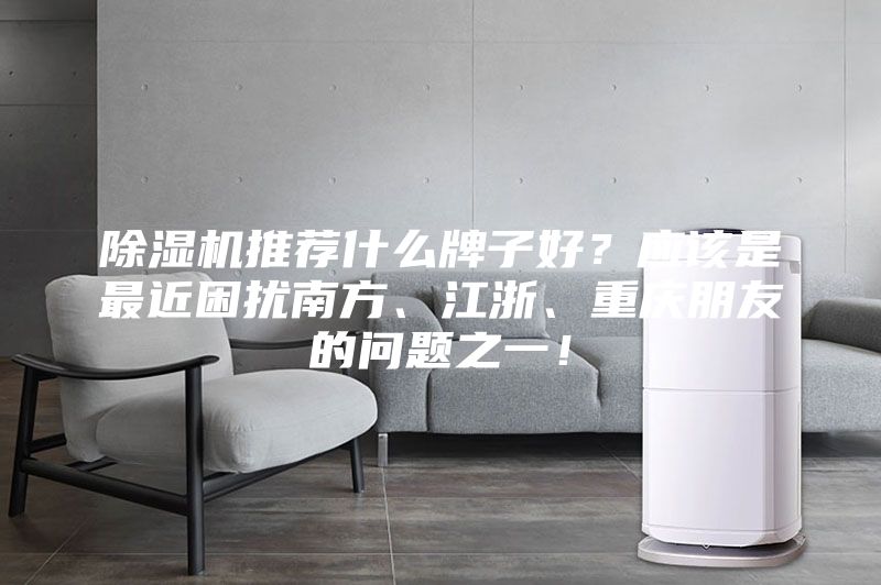除湿机推荐什么牌子好?应该是最近困扰南方、江浙、重庆朋友的问题之一!