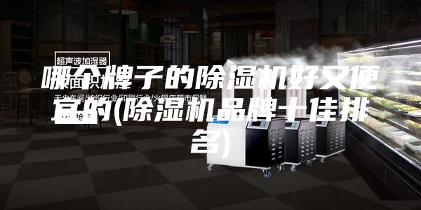 哪个牌子的除湿机好又便宜的(除湿机品牌十佳排名)