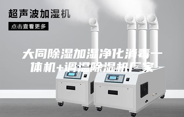 大同除湿加湿净化消毒一体机+调温除湿机厂家