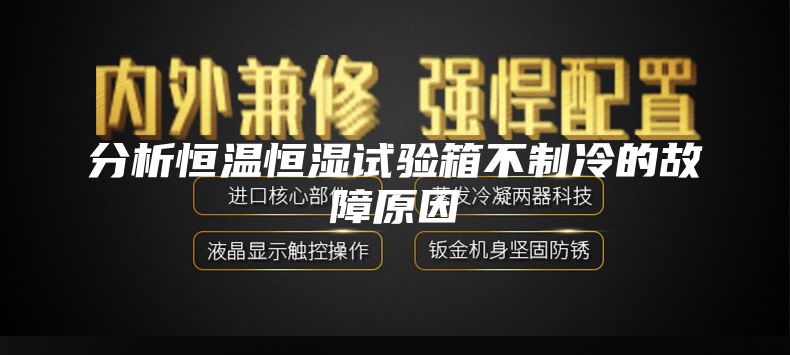 分析恒温恒湿试验箱不制冷的故障原因