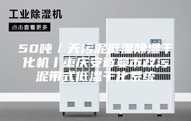 50吨／天污泥低温除湿干化机丨重庆安诗曼市政污泥带式低温干化系统