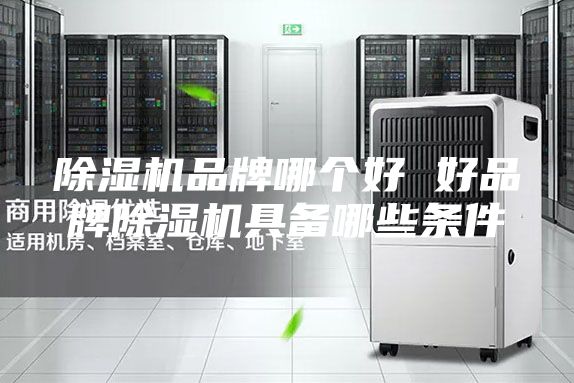 除湿机品牌哪个好 好品牌除湿机具备哪些条件
