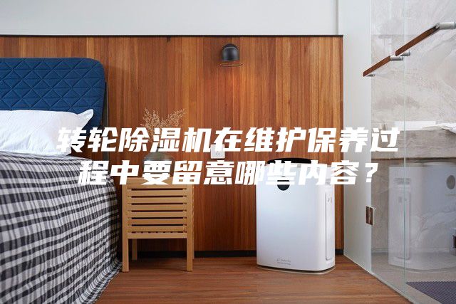 转轮除湿机在维护保养过程中要留意哪些内容？