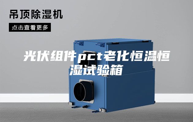 光伏组件pct老化恒温恒湿试验箱