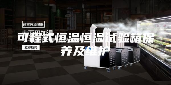 可程式恒温恒湿试验箱保养及维护