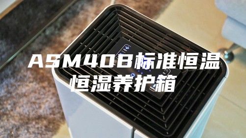 ASM40B标准恒温恒湿养护箱