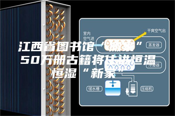 江西省图书馆“搬家” 50万册古籍将住进恒温恒湿“新家”