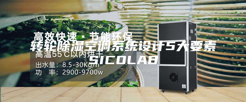转轮除湿空调系统设计5大要素SICOLAB