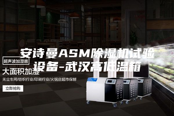 安诗曼ASM除湿机试验设备-武汉高低温箱