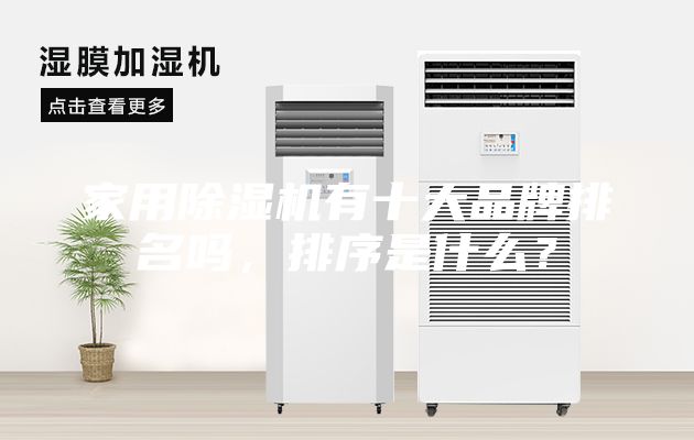 家用除湿机有十大品牌排名吗，排序是什么？