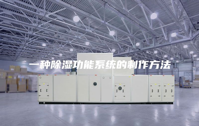 一种除湿功能系统的制作方法