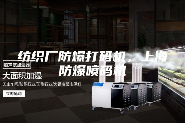 纺织厂防爆打码机，上海防爆喷码机