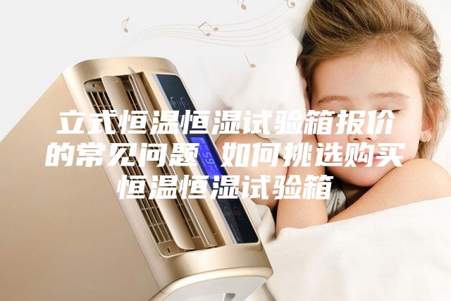 立式恒温恒湿试验箱报价的常见问题 如何挑选购买恒温恒湿试验箱