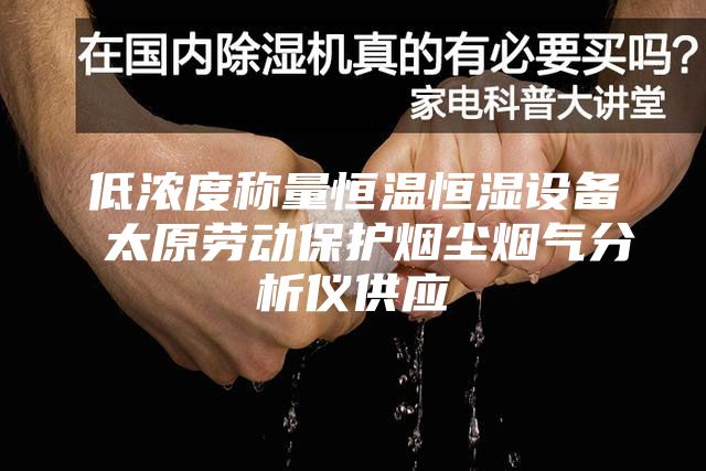 低浓度称量恒温恒湿设备 太原劳动保护烟尘烟气分析仪供应