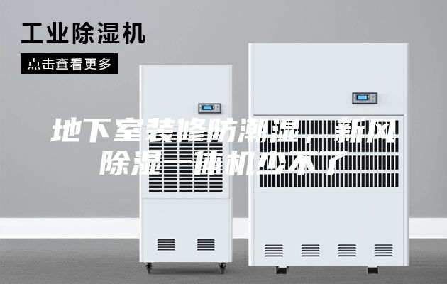 地下室装修防潮湿，新风除湿一体机少不了