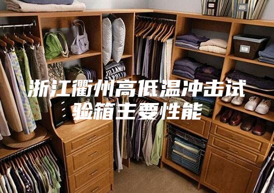 浙江衢州高低温冲击试验箱主要性能