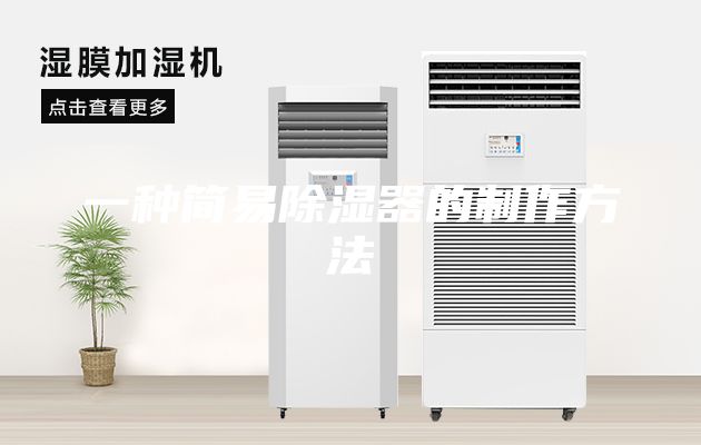一种简易除湿器的制作方法