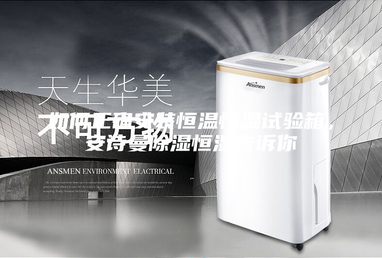 如何正确安装恒温恒湿试验箱，安诗曼除湿恒湿告诉你