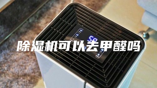 除湿机可以去甲醛吗