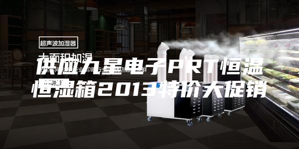 供应九星电子PRT恒温恒湿箱2013特价大促销