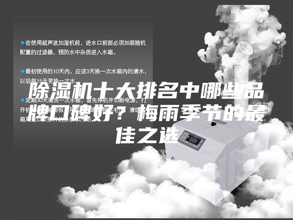 除湿机十大排名中哪些品牌口碑好？梅雨季节的最佳之选