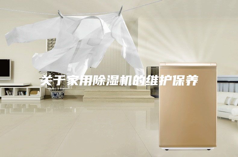 关于家用除湿机的维护保养