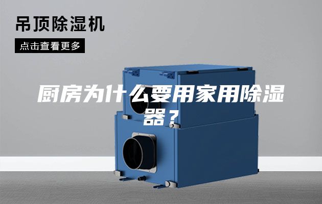厨房为什么要用家用除湿器？