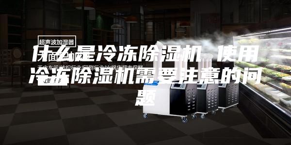 什么是冷冻除湿机 使用冷冻除湿机需要注意的问题