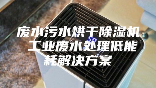 废水污水烘干除湿机 工业废水处理低能耗解决方案