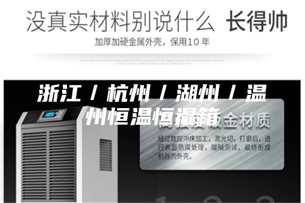 浙江／杭州／湖州／温州恒温恒湿箱