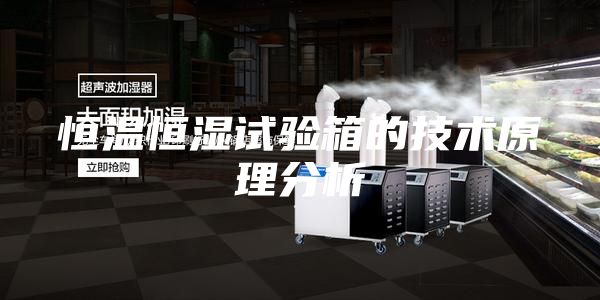 恒温恒湿试验箱的技术原理分析