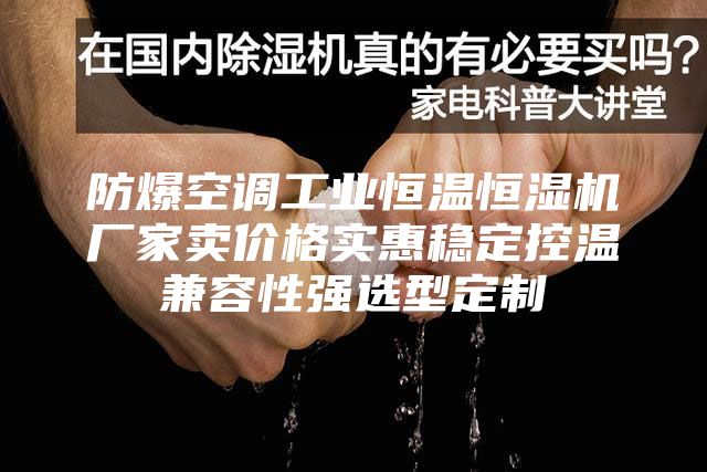 防爆空调工业恒温恒湿机厂家卖价格实惠稳定控温兼容性强选型定制
