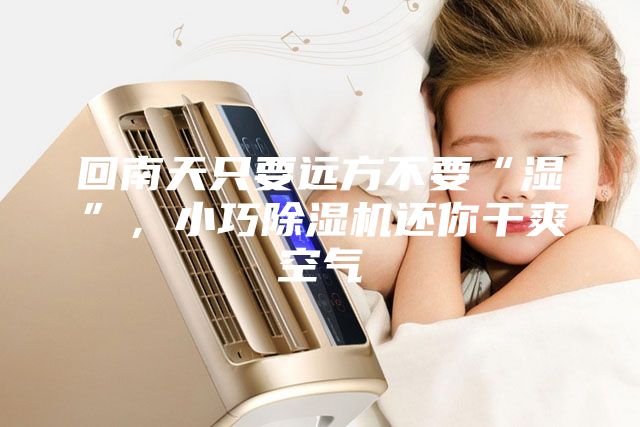 回南天只要远方不要“湿”，小巧除湿机还你干爽空气