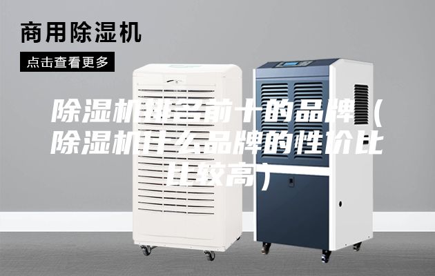 除湿机排名前十的品牌（除湿机什么品牌的性价比比较高）