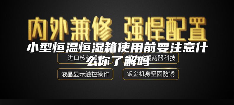 小型恒温恒湿箱使用前要注意什么你了解吗