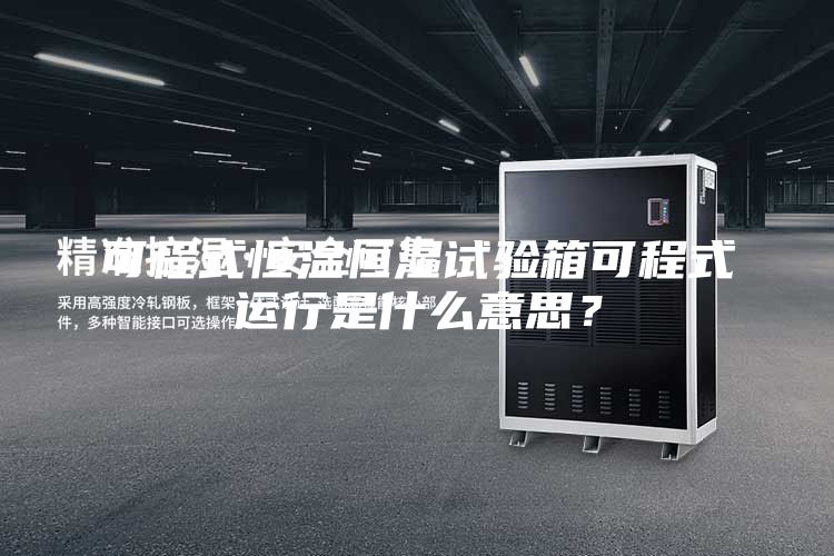可程式恒温恒湿试验箱可程式运行是什么意思？