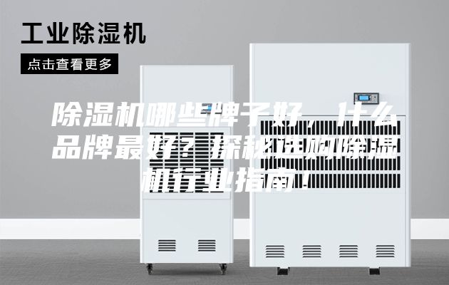 除湿机哪些牌子好，什么品牌最好？探秘选购除湿机行业指南！
