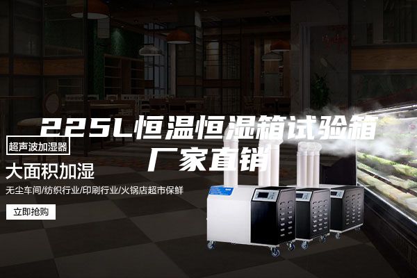 225L恒温恒湿箱试验箱厂家直销