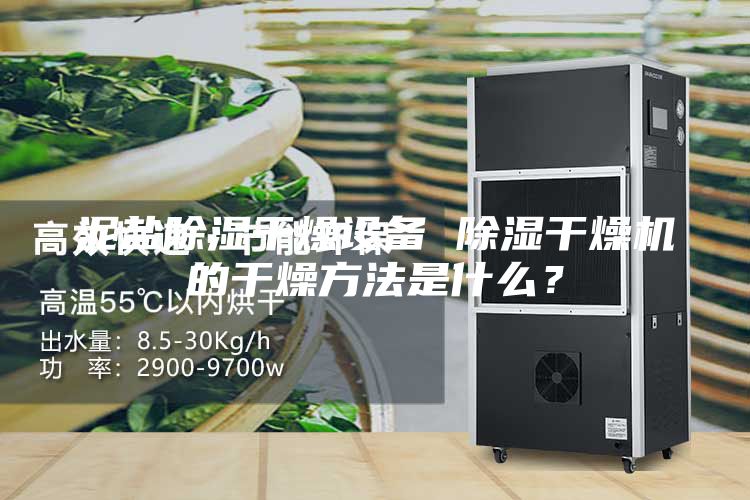 泥盐除湿干燥设备 除湿干燥机的干燥方法是什么？