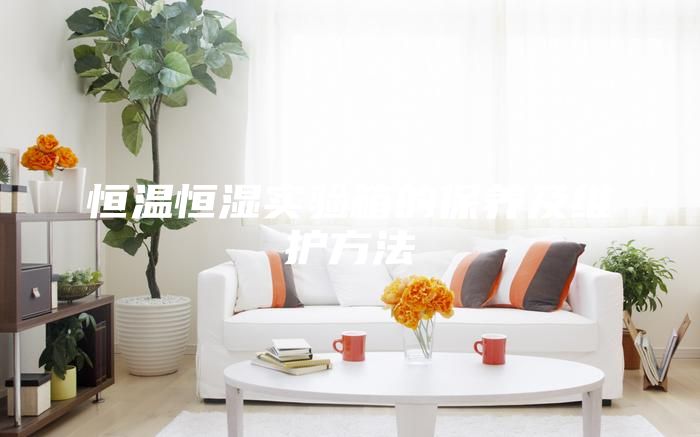 恒温恒湿实验箱的保养及维护方法
