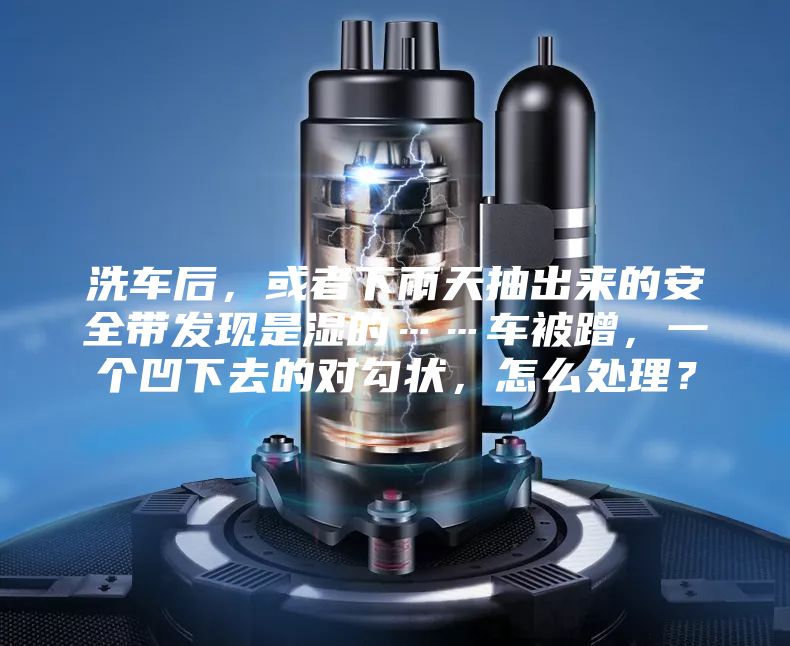 洗车后，或者下雨天抽出来的安全带发现是湿的……车被蹭，一个凹下去的对勾状，怎么处理？