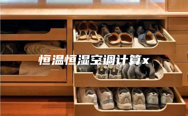恒温恒湿空调计算x