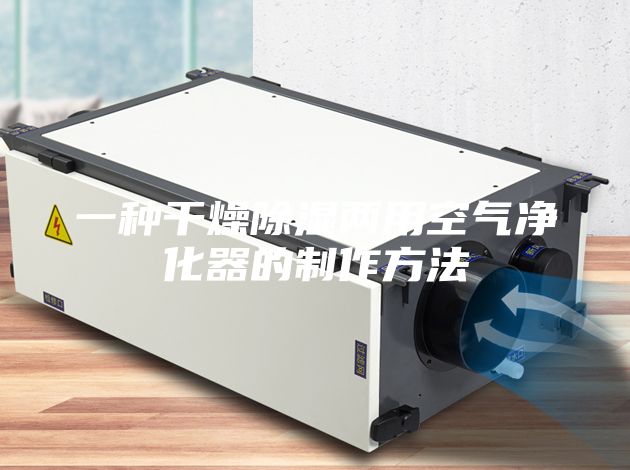 一种干燥除湿两用空气净化器的制作方法