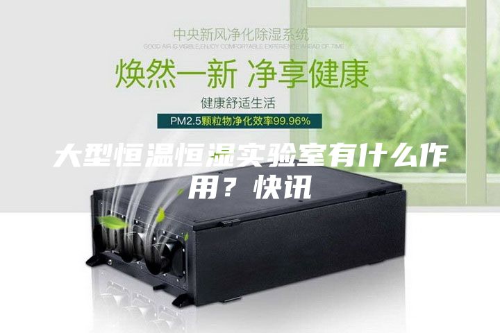 大型恒温恒湿实验室有什么作用？快讯