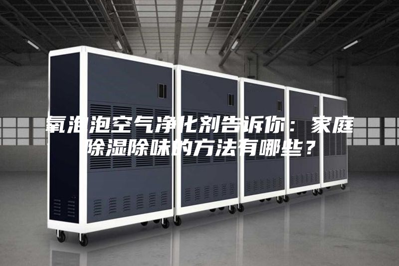氧泡泡空气净化剂告诉你：家庭除湿除味的方法有哪些？