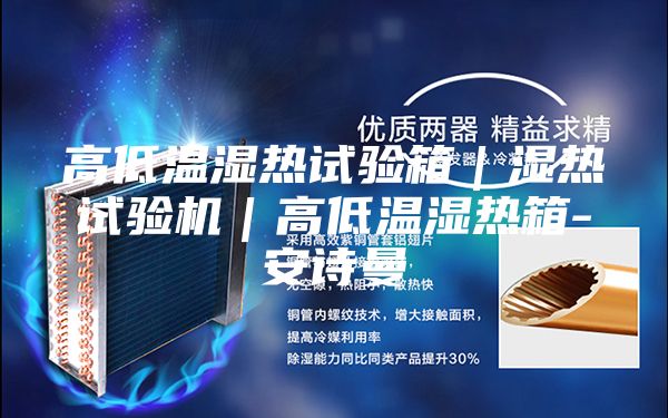 高低温湿热试验箱｜湿热试验机｜高低温湿热箱-安诗曼