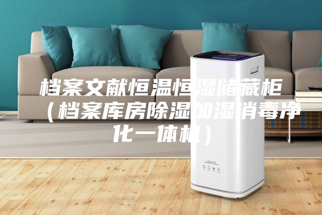 档案文献恒温恒湿储藏柜（档案库房除湿加湿消毒净化一体机）