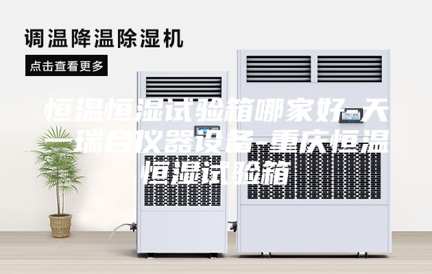 恒温恒湿试验箱哪家好-天一瑞合仪器设备-重庆恒温恒湿试验箱