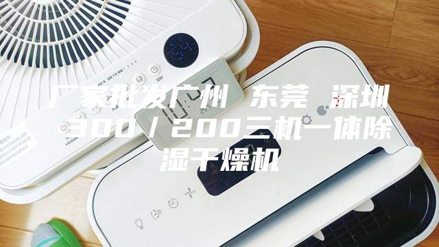 厂家批发广州 东莞 深圳 300／200三机一体除湿干燥机