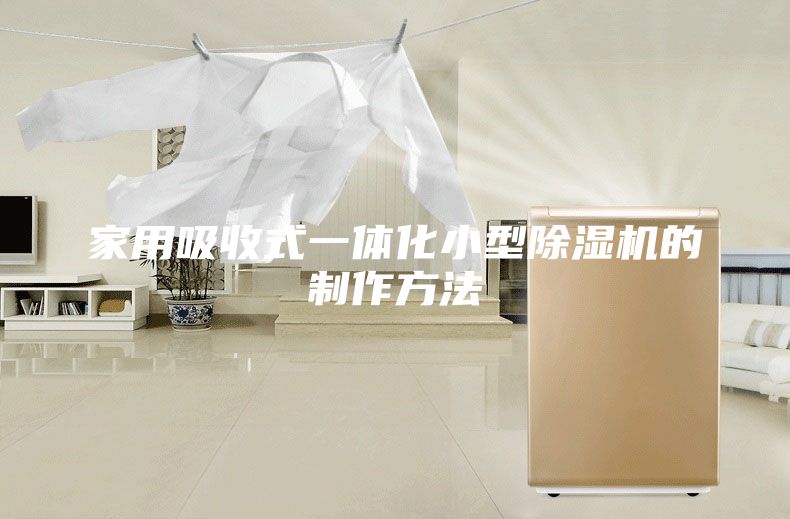 家用吸收式一体化小型除湿机的制作方法